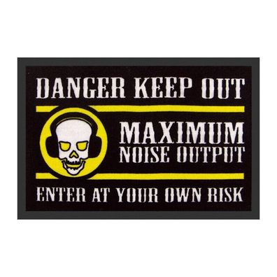 Fussmatte / Teppich - Danger Keep Out (40 x 60 cm) 100685 NEU!