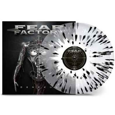 Fear Factory Genexus LTD 2LP Clear Black White Splatter Vinyl 2023 Nuclear Blast