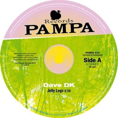 Dave DK Chicama E.P. 12" Vinyl 2019 Pampa Records
