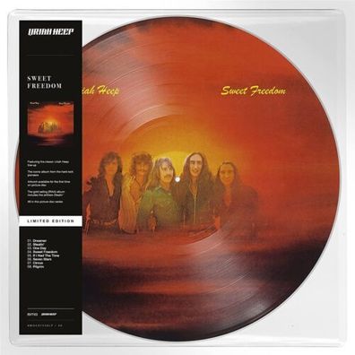 Uriah Heep Sweet Freedom 1LP Picture Disc Vinyl 2023 BMG