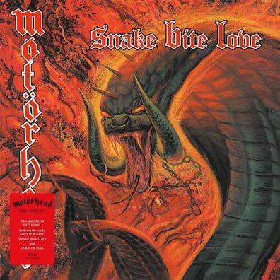 Motörhead Snake Bite Love 1LP Translucent Red Vinyl 2023 Murder One