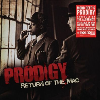 Prodigy Return Of The Mac 1LP Red Vinyl 2022 Record Store Day