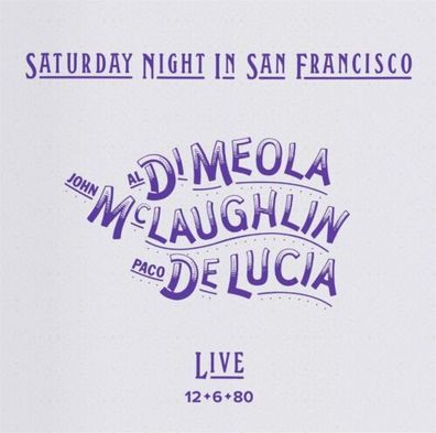 Al Di Meola Saturday Night In San Francisco 180g 1LP Vinyl IMPEX Records IMP6045