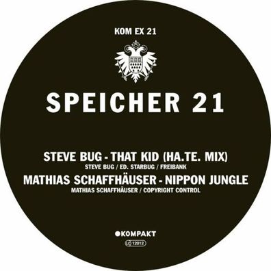 Steve Bug Mathias Schaffhäuser Kompakt Extra Speicher 21 That Kid / Nippon