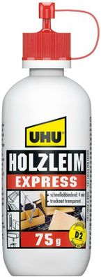 UHU 48580 Holzleim Express, Flasche mit 75 g (73,33€ pro 1 kg)