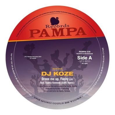 DJ Koze knock knock Remixes 12" Vinyl 2022 Pampa Records