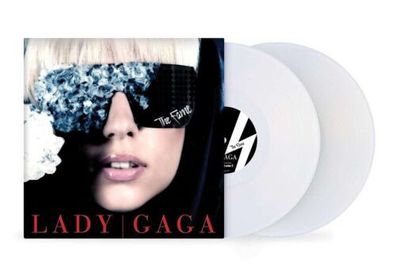 Lady Gaga The Fame 15th Anniversary 2LP White Opaque Vinyl Gatefold + Poster