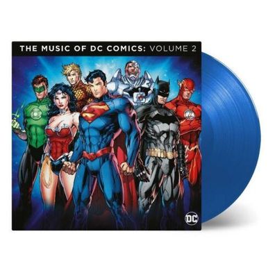 The Music of DC Comics Volume 2 180g 2LP Blue Vinyl 2016 Music On Vinyl