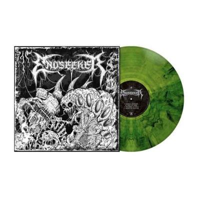 Endseeker Global Worming LTD 1LP Green Black Marbled Vinyl 2023 Metal Blade