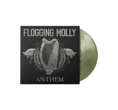 Flogging Molly Anthem 1LP Green Galaxy Vinyl 2022 Rise Records