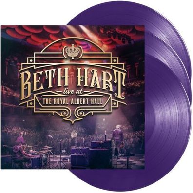 Beth Hart Live At The Royal Albert Hall 3LP Purple Vinyl Gatefold 2023 Provogue