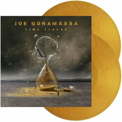 Joe Bonamassa Time Clocks 180g 2LP Gold Vinyl Gatefold Cover 2021 Progue