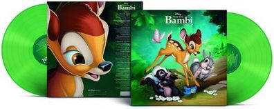 Walt Disney Records Music From Bambi 80th Anniversary 1LP Green Vinyl 2022