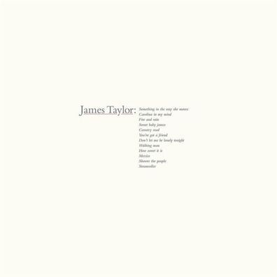 James Taylor James Taylor's Greatest Hits 180g 1LP Vinyl Gatefold 2020 Warner