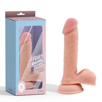 Dildo mit Saugnapf realistischer Penis Hoden 19cm