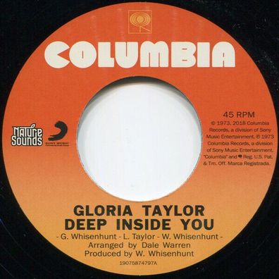 Gloria Taylor - Deep Inside You / World That's Not Real (7" Vinyl) RSD / BF 2018