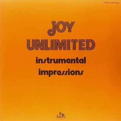 Joy Unlimited Instrumental Impressions 1LP Vinyl 2012 Sonorama