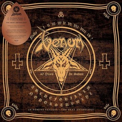Venom In Nomine Satanas 2LP Splatter Vinyl Gatefold 2019 BMG