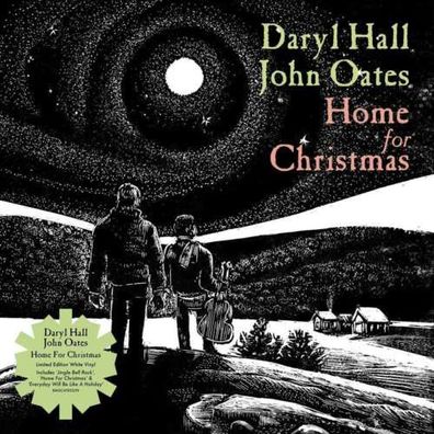Daryl Hall & John Oates Home For Christmas 1LP White Vinyl 2023 BMG