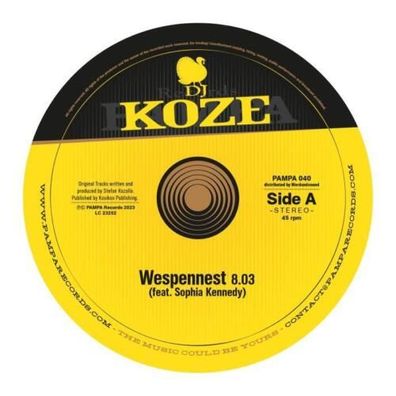 DJ Koze feat Sophia Kennedy Wespennest EP 12" Vinyl 2023 Pampa Records PAMPA040