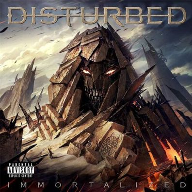 Disturbed Immortalized 2LP Vinyl Gatefold 2015 Reprise Records