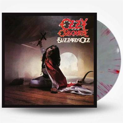 Ozzy Osbourne Blizzard Of Ozz LTD Silver Red Swirl Vinyl 2021 Epic Legacy