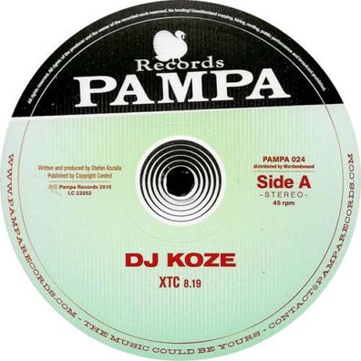 DJ Koze XTC Knee On Belly 12" Vinyl 2015 Pampa Records