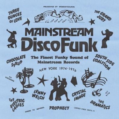WeWantSounds presents Mainstream Disco Funk 1LP Vinyl 2023 Wewantsounds