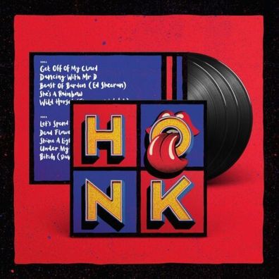 Rolling Stones Honk 3LP Black Vinyl Triple Gatefold Cover