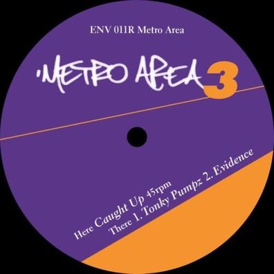 Metro Area 3 12" Vinyl Reissue 2023 Environ ENV011R