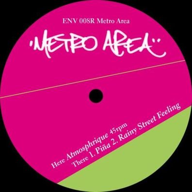 Metro Area 1 12" Vinyl Reissue 2023 Environ ENV008R