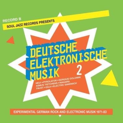 Various Deutsche Elektronische Musik 2 1971-1983 B 2LP Vinyl Soul Jazz Records