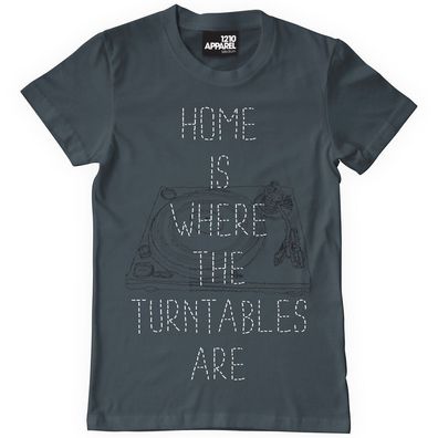 Technics DMC T-Shirt Home is Where the Turntables Are A27
