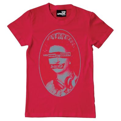 Technics / DMC T-Shirt - God Rave The Queen (Red) Size M-XXL A17R NEU!