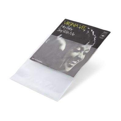 Dynavox Schallplattenaußenhüllen Sleeves für 7" Vinyl Singles 50 Stück 207807