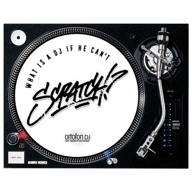 Slipmats Ortofon What Is A DJ If He Can't Scratch (1 Stück / 1 Piece) 176261-1