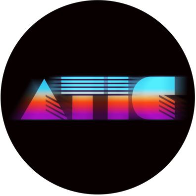 Slipmat ATIC Records Miami Blur Logo (1 Stück / 1 Piece) Logomiamism001
