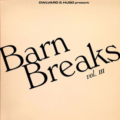 Owlvaro & Hugu presents Khruangbin Barn Breaks Vol.3 7" Vinyl 2021 Dead Oceans