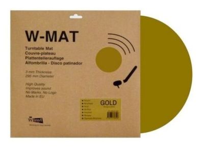 Winyl W-Mat Acrylic GOLD Acryl Matte silber 295mm Stärke ca 3mm