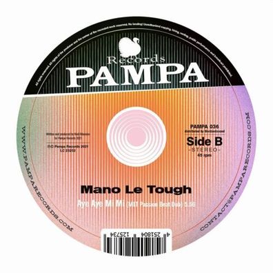 Mano Le Tough Aye Aye Mi Mi 12" Vinyl 2021 Pampa Records