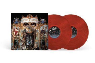 Michael Jackson Dangerous LTD 2LP Red Black Swirl Vinyl 2021 Sony Legacy