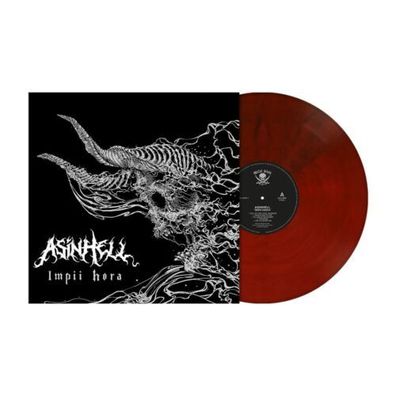 Asinhell Impii Hora 1LP Crimson Red Marbled Vinyl 2023 Metal Blade