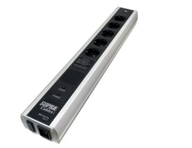 Supra Cables Netzleiste MD05DC-16-EU SP USB-A/ C 5 Steckplätze + DC Blocker
