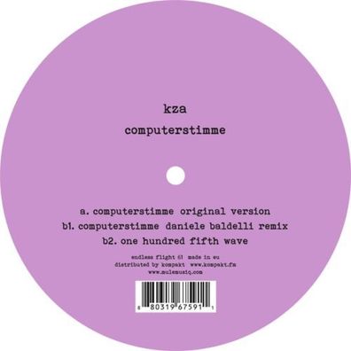 KZA Computerstimme 12" Vinyl 2014 Endless Flight