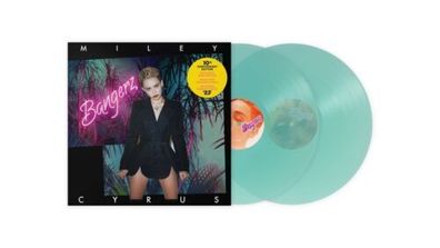 Miley Cyrus Bangerz 2LP Sea Glass Vinyl 10th Anniversary Edition 2023 Sony