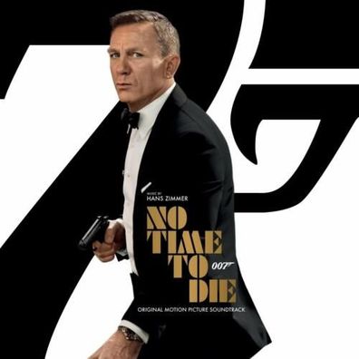 James Bond Hans Zimmer No Time To Die Soundtrack 2LP Black Vinyl 2021