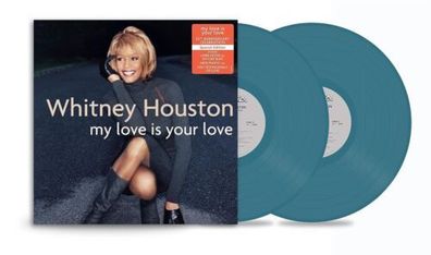 Whitney Houston My Love Is Your Love 2LP Teal Blue Vinyl 2023 Arista
