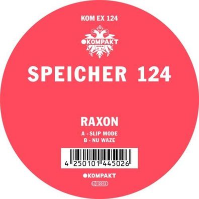 Raxon Speicher 124 Slip Mode Nu Waze 12" Vinyl Kompakt Extra Speicher KOMEX124