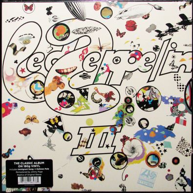 Led Zeppelin Led Zeppelin III 180g 1LP Vinyl Gatefold 2014 Atlantic
