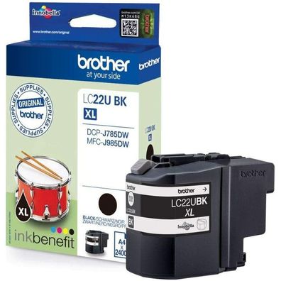 Brother Ink LC 22U Black Schwarz 2,4k (LC22UBK)